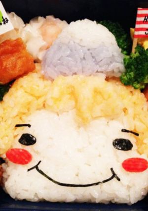 キャラ弁♡平成ジャンプのくるすけ弁当☆-レシピのメイン写真