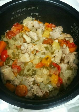 炊飯器で鶏肉のパエリア-レシピのメイン写真