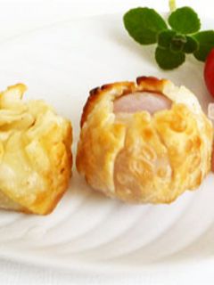 プチトマトと生ハムの餃子皮包み揚げ-レシピのメイン写真