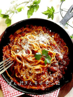 直茹で☆スパゲッティミートソースだよ♪-レシピのメイン写真