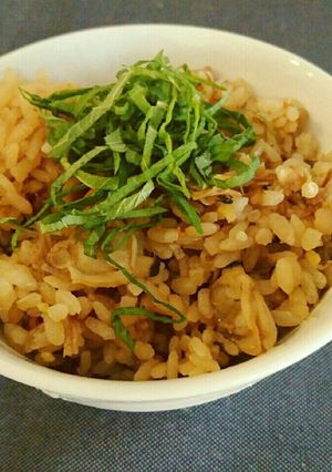 たっぷりあさり缶となめ茸の炊き込みご飯-レシピのメイン写真