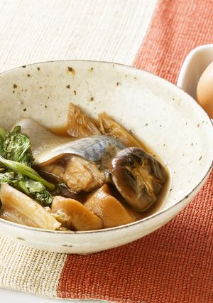 青魚のすき焼き風煮物「じふ」-レシピのメイン写真