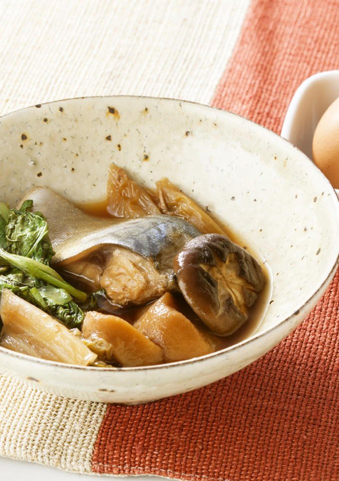 青魚のすき焼き風煮物「じふ」-レシピのメイン写真