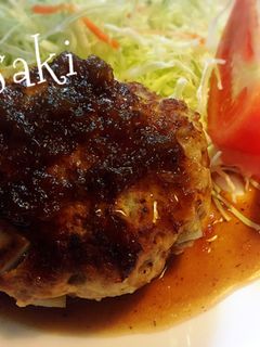 玉ねぎソースが決め手!蓮根ハンバーグ-レシピのメイン写真