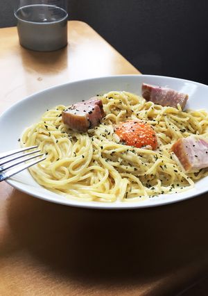 お店仕様のカルボナーラ-レシピのメイン写真