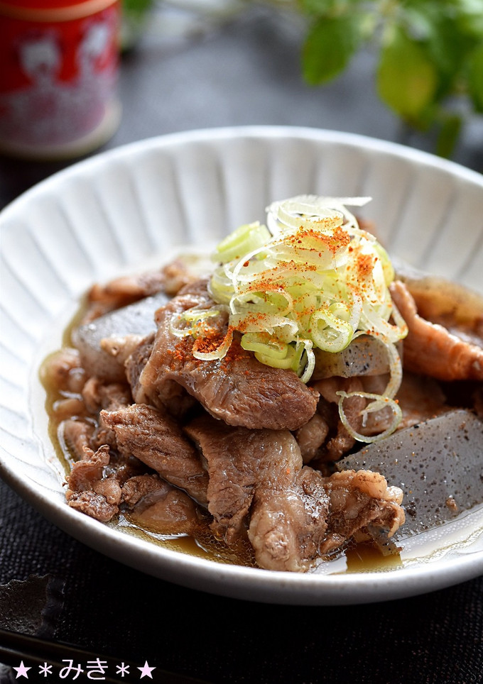 圧力鍋で簡単とろとろ♪牛スジ煮込み-レシピのメイン写真