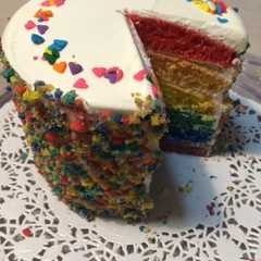 รูปของ ナッペ苦手でも！レインボーケーキ