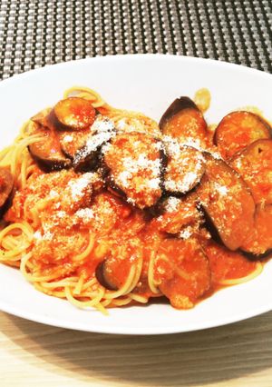 蟹と茄子のトマトクリームパスタ☆-レシピのメイン写真