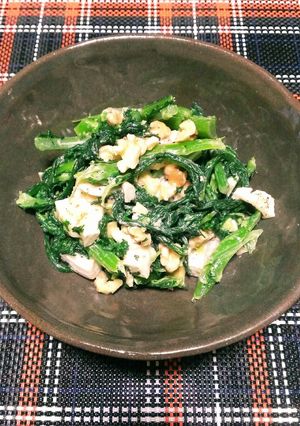 春菊とくるみのサラダ❀2種のチーズ-レシピのメイン写真