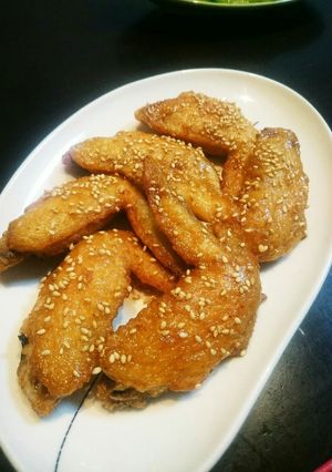 鶏手羽先の甘辛揚げ❤-レシピのメイン写真