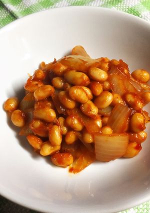 大豆のナポリタン-レシピのメイン写真