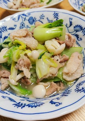 豚こまと白菜のしょっぱいあん-レシピのメイン写真