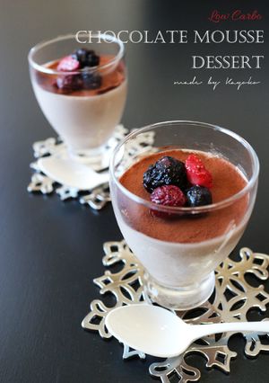 【糖質オフ】綺麗になれるチョコムース♪-レシピのメイン写真