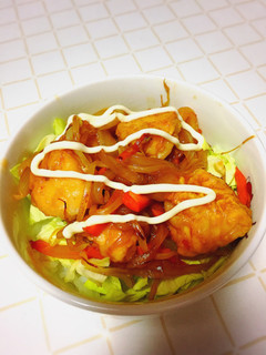 焼肉ダレ風♪簡単やみつき!鶏野菜どんぶり-レシピのメイン写真