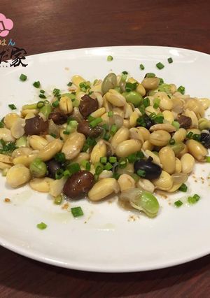 発芽大豆のホットサラダ-レシピのメイン写真