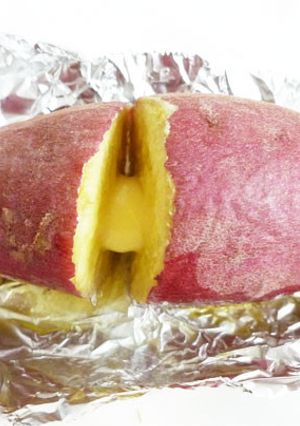 オーブントースターで時短簡単　焼き芋-レシピのメイン写真