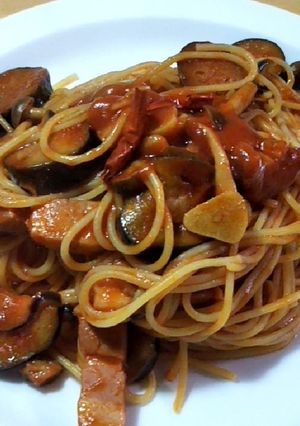 ごろごろベーコンのトマトソースパスタ-レシピのメイン写真