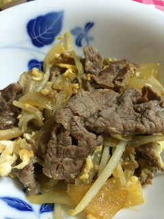 安い牛肉で炒め物(^^)牛丼でもOK。-レシピのメイン写真