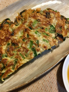 簡単 たこ焼き粉でニラのチヂミ-レシピのメイン写真
