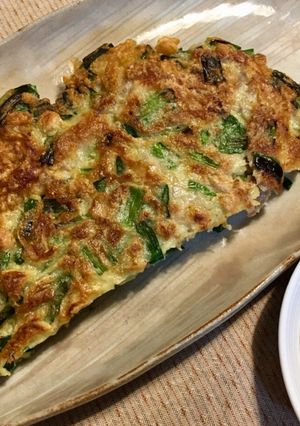 簡単 たこ焼き粉でニラのチヂミ-レシピのメイン写真
