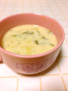 クリチでまろやか♪白菜のミルクスープ♪-レシピのメイン写真