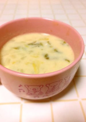 クリチでまろやか♪白菜のミルクスープ♪-レシピのメイン写真