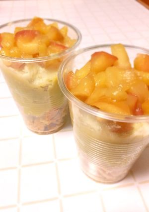 混ぜて食べてね♪スイポテクリームパフェ♡-レシピのメイン写真