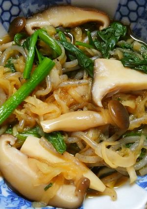 切り干し大根と糸蒟蒻 ほうれん草の煮物♪-レシピのメイン写真