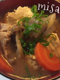 具沢山☆味噌仕立てのけんちん汁-レシピのメイン写真