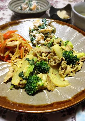 豚こまと大根のクリーム炒め カレー風味-レシピのメイン写真