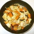 鶏もも肉の蒸し焼き♪カボチャのマリネと