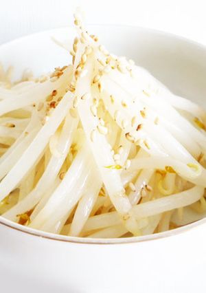 もやしの胡麻＆胡麻油和えサラダ-レシピのメイン写真