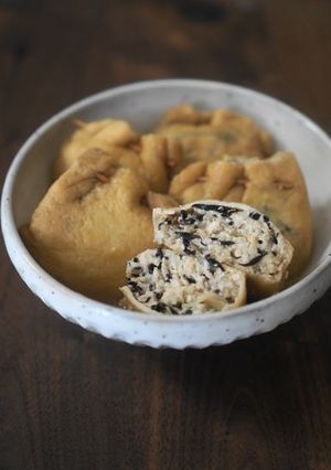 乾物とお豆腐の袋煮-レシピのメイン写真