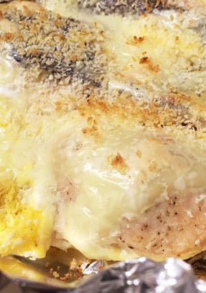 レンジとグリルで♡鮭のパン粉チーズ焼き❁-レシピのメイン写真