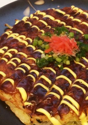 満腹ヘルシー♡長芋もやしのお好み焼き風-レシピのメイン写真