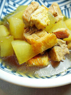 主人の大好物☆豚バラと大根の和風煮物♪-レシピのメイン写真
