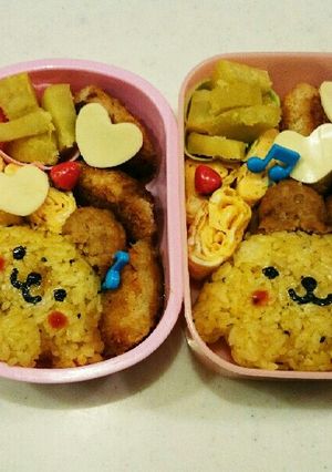 簡単！ポムポムプリン弁当-レシピのメイン写真