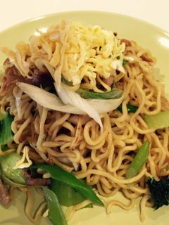 長ネギと青梗菜の塩焼きそば-レシピのメイン写真