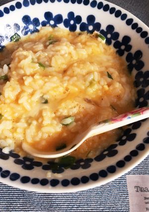 材料5つ！あさりの酒蒸しリメイク雑炊-レシピのメイン写真