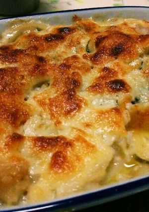 シチューリメイク、パスタグラタン-レシピのメイン写真