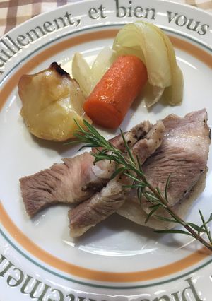 豚肉とりんごのロースト-レシピのメイン写真