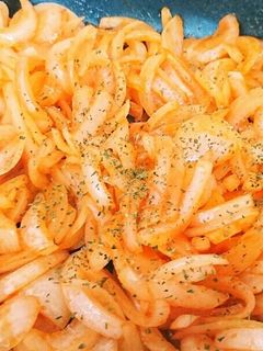 簡単玉ねぎケチャップ炒め-レシピのメイン写真