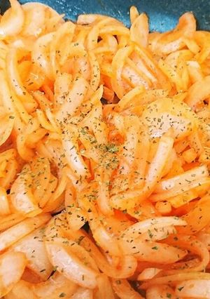 簡単玉ねぎケチャップ炒め-レシピのメイン写真