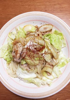 ☆スタミナ塩豚うどん☆-レシピのメイン写真
