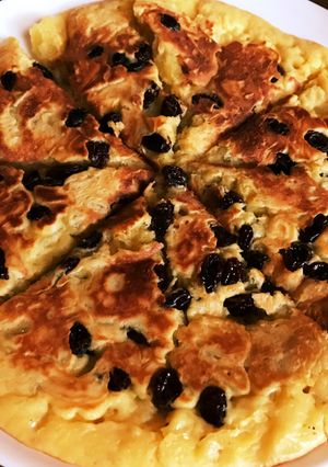 ふっくら簡単サツマイモのパンケーキ-レシピのメイン写真