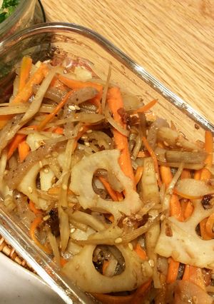 我が家の常備菜〜根菜とレンコンのきんぴら-レシピのメイン写真