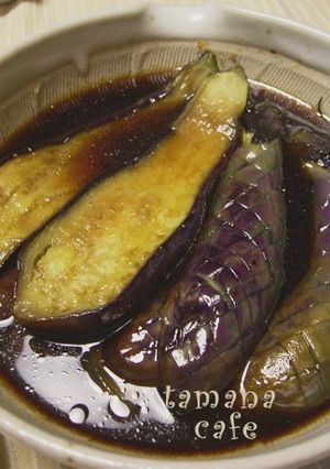 秋ナス嫁にくわせろ〜♪ナスの揚げびたし♪-レシピのメイン写真