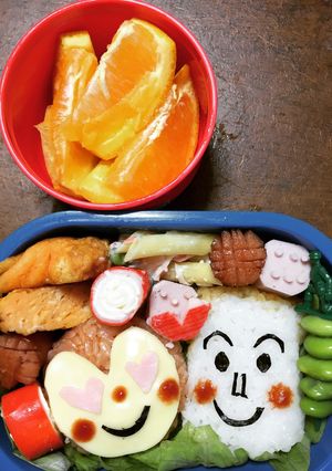 ドキンちゃんしょくぱんまん-レシピのメイン写真