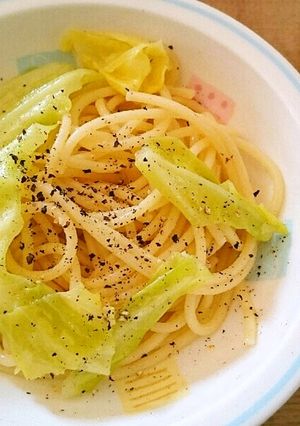 簡単！キャベツのペペロンチーノ-レシピのメイン写真