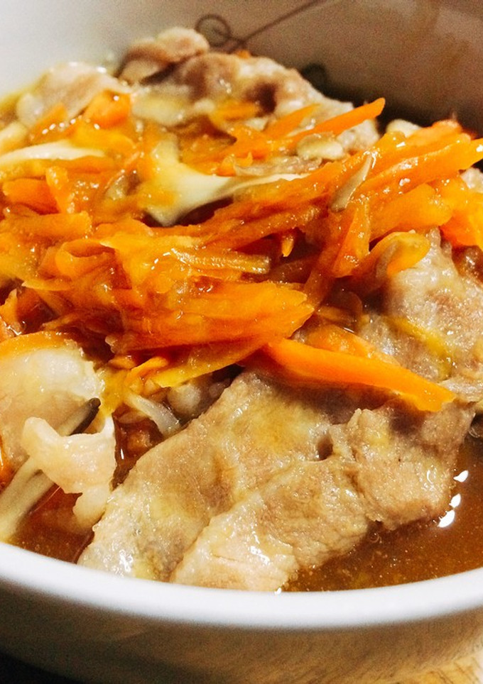 豚肉とにんじんのとろっと煮-レシピのメイン写真